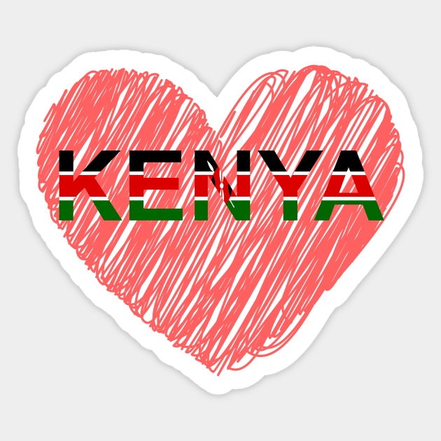 Kenya Sticker by Amharic Avenue